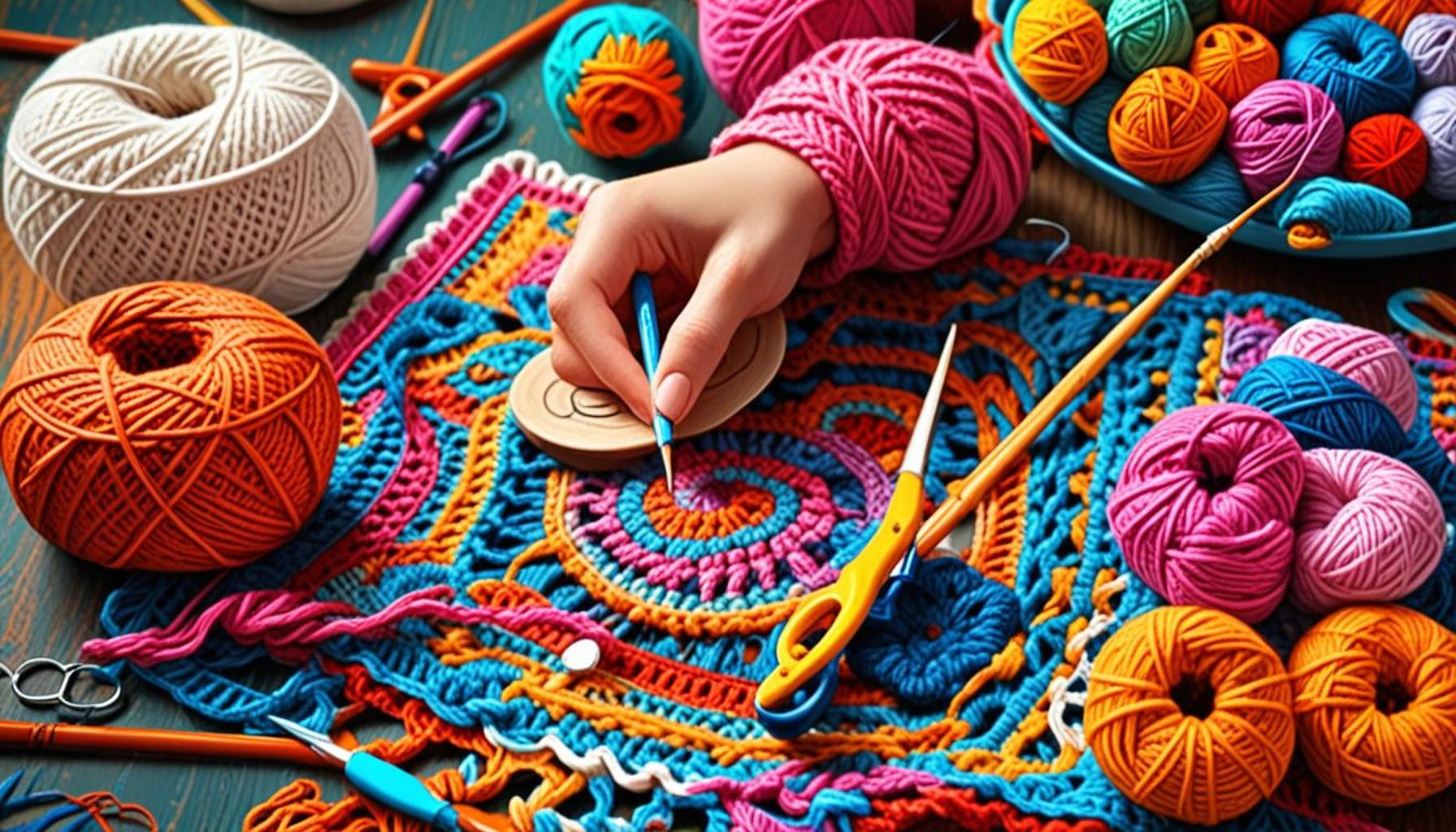 The Art of Crochet: Stitch Techniques and Creation of Decorative and Functional Pieces
