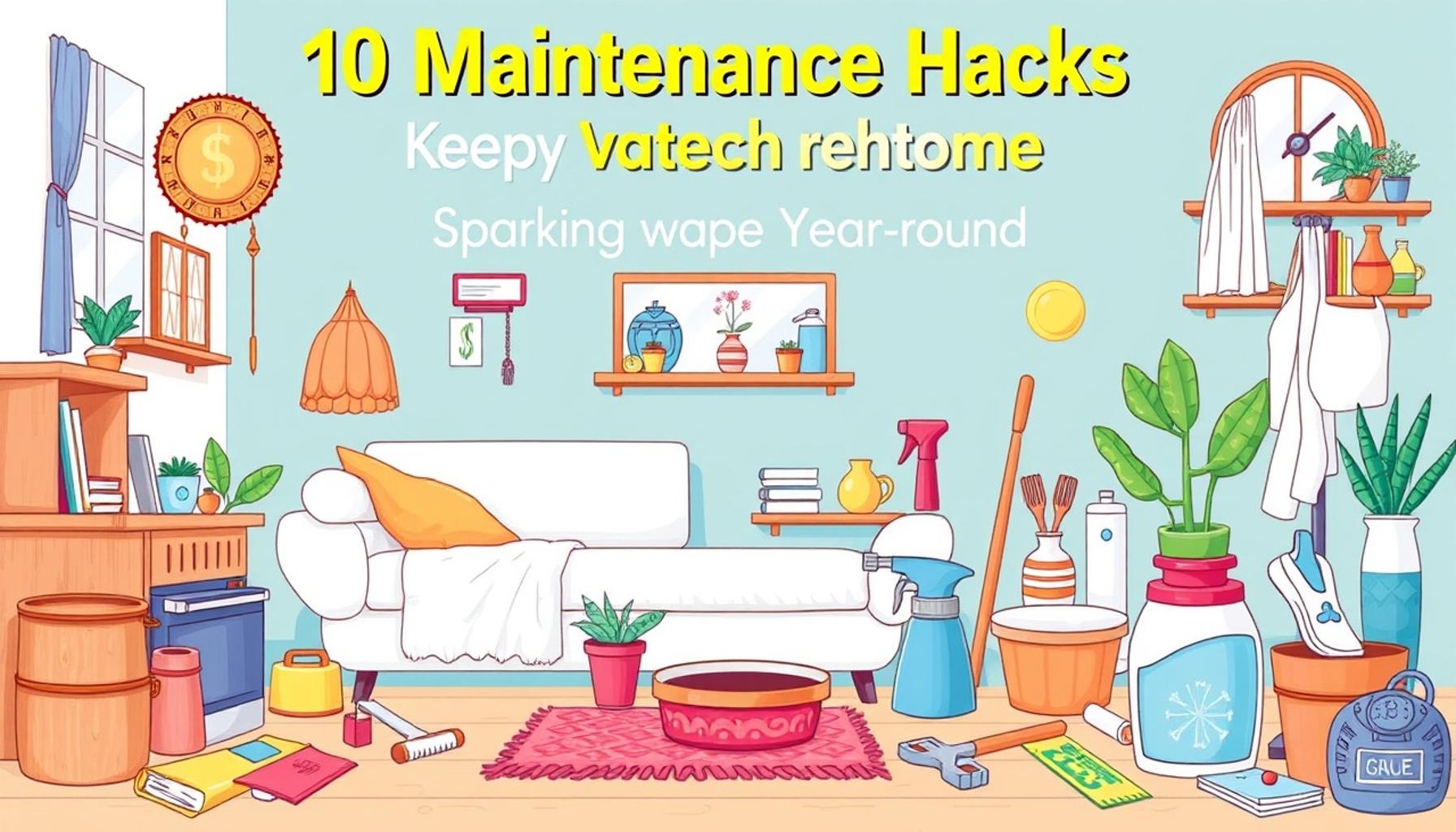 10 Maintenance Hacks to Keep Your Home Sparkling Clean Year-Round