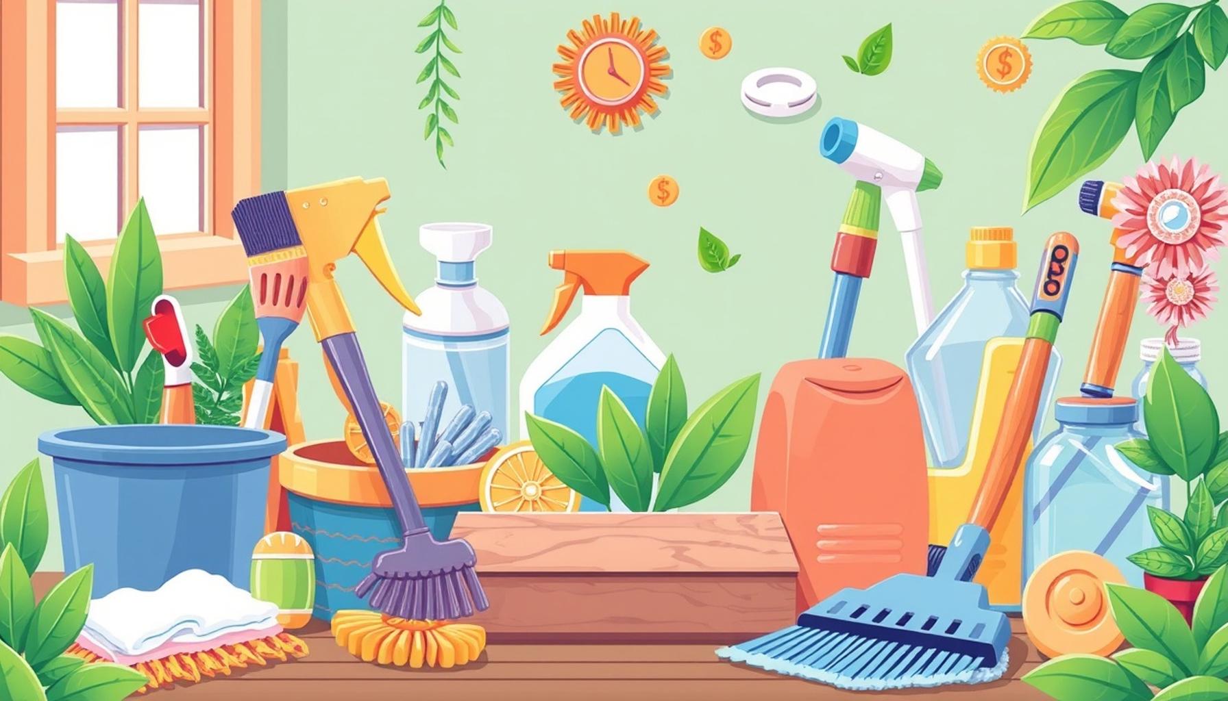 Eco-Friendly Cleaning Tools: Sustainable Choices for a Greener Home