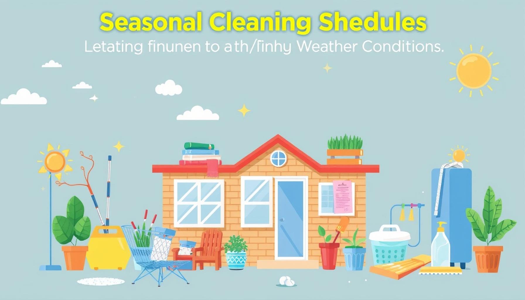 Seasonal Cleaning Schedules: Preparing Your Home for Changing Weather Conditions