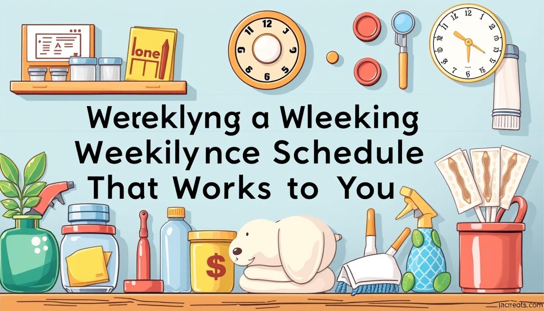 Creating a Weekly Cleaning Schedule That Works for You