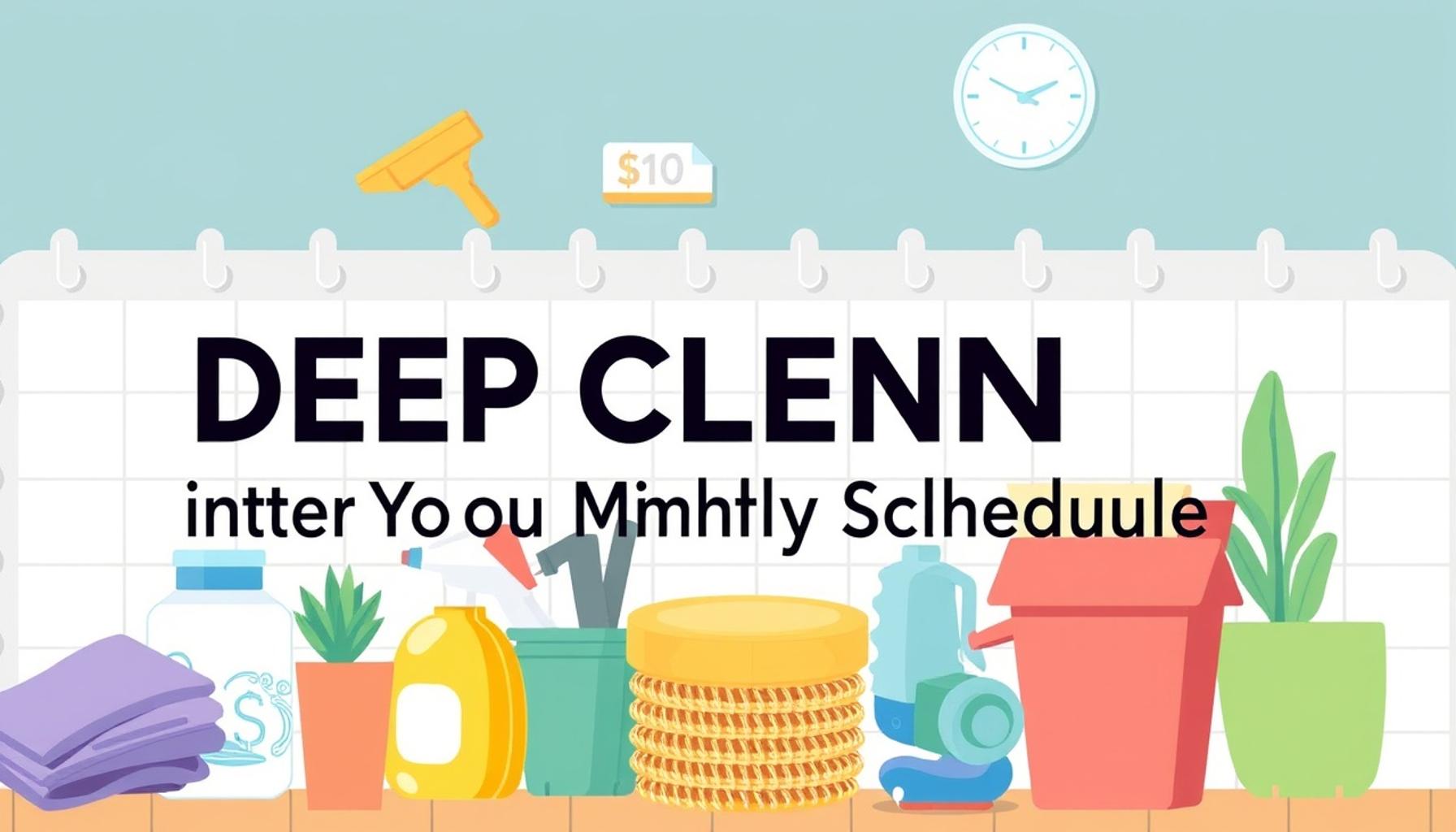 Incorporating Routine Deep Cleaning into Your Monthly Schedule