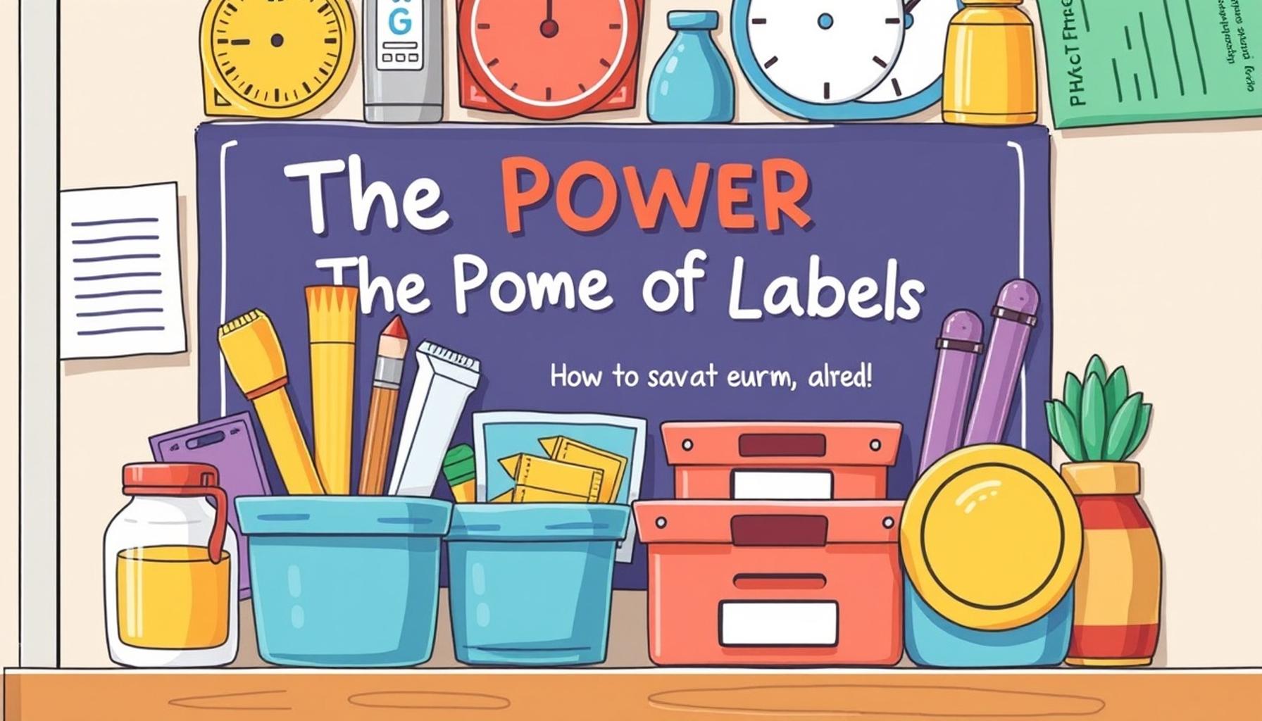 The Power of Labels: How to Keep Your Home Organized with Minimal Effort