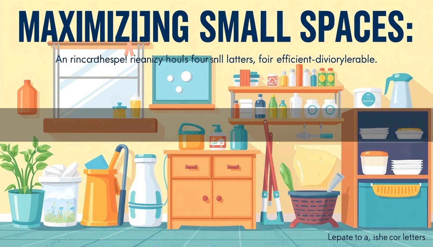 Maximizing Small Spaces: Organizing Tips for Efficient House Cleaning