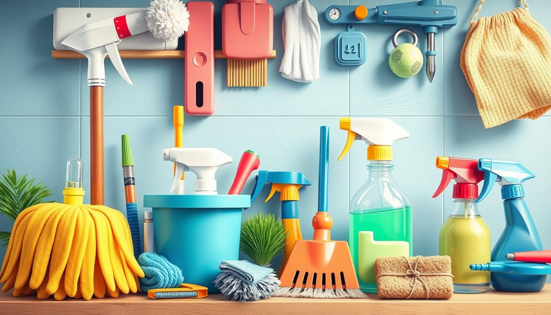 Essential Cleaning Tools for Time-Saving and Efficient Home Maintenance