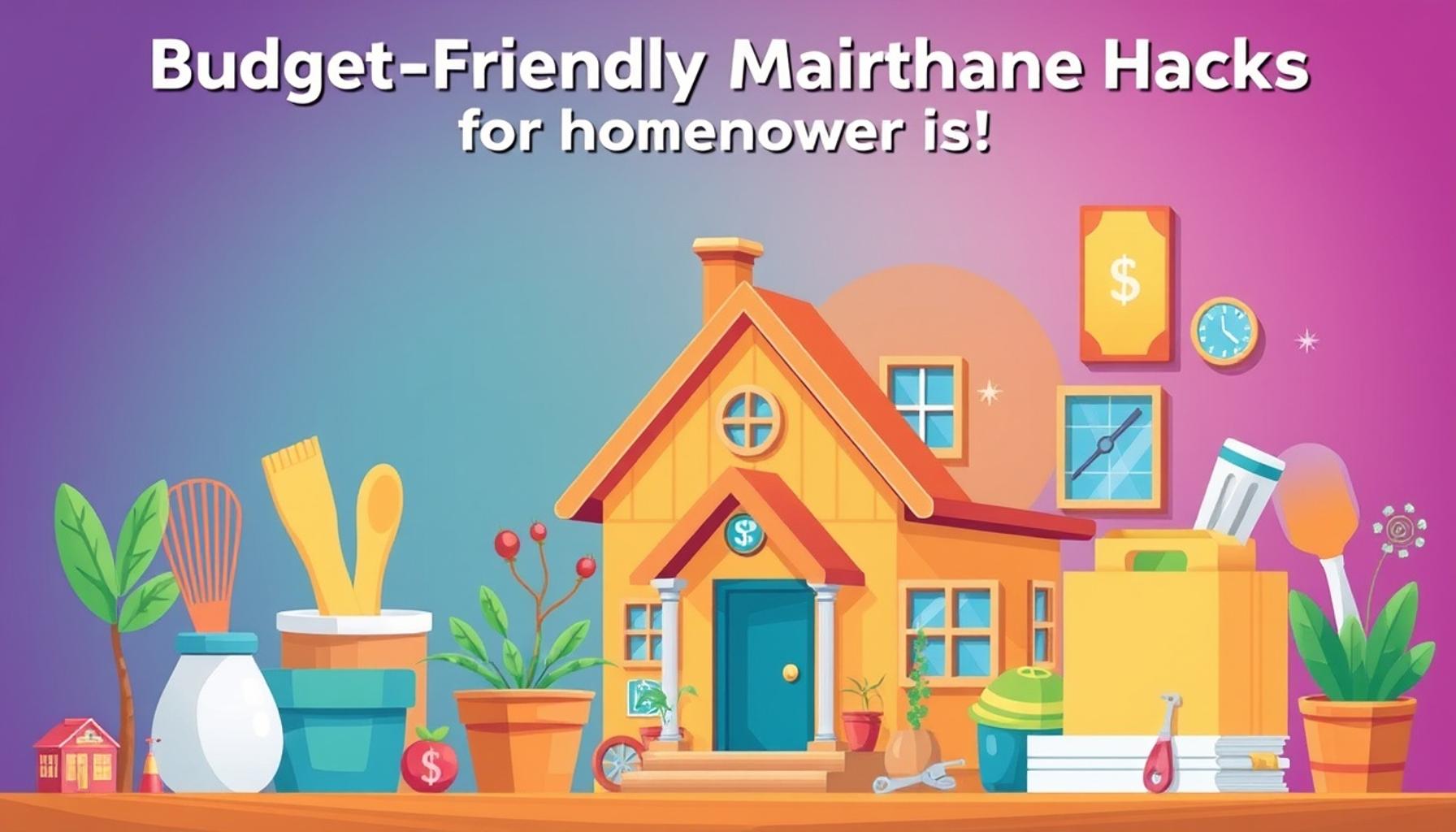 Budget-Friendly Home Maintenance Hacks for Homeowners